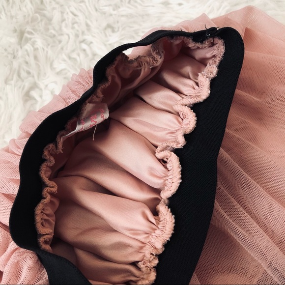 Popatu Little Girls Tulle Lace Skirt Pink NWOT - Picture 8 of 10